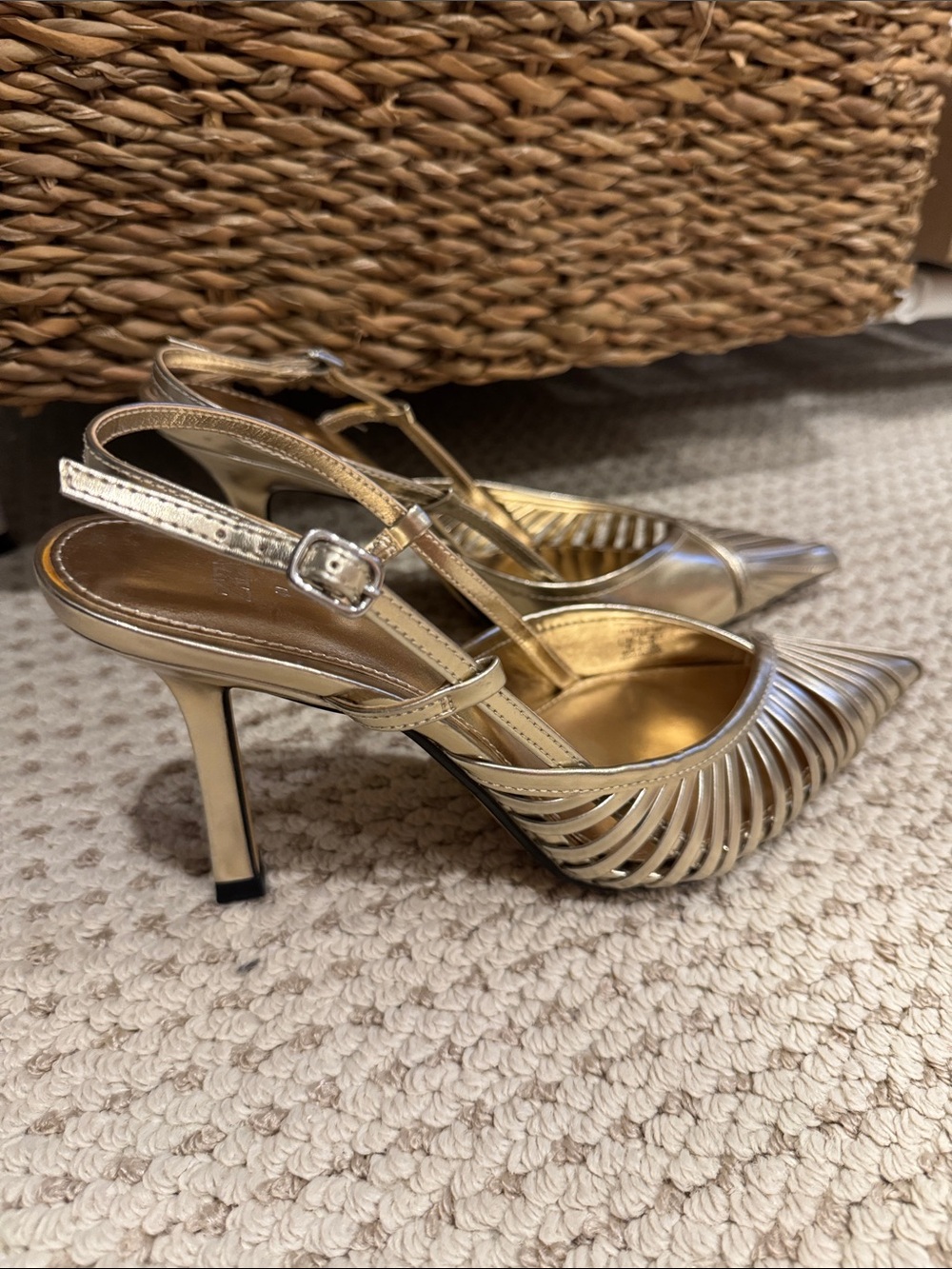 Zara Slingback Heels - Picture 3 of 8